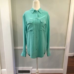 Equipment silk blouse